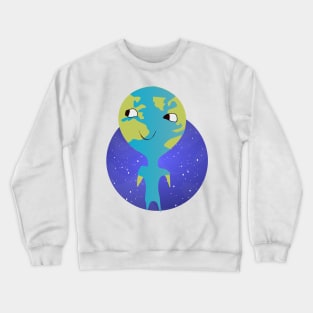 happy earth Crewneck Sweatshirt